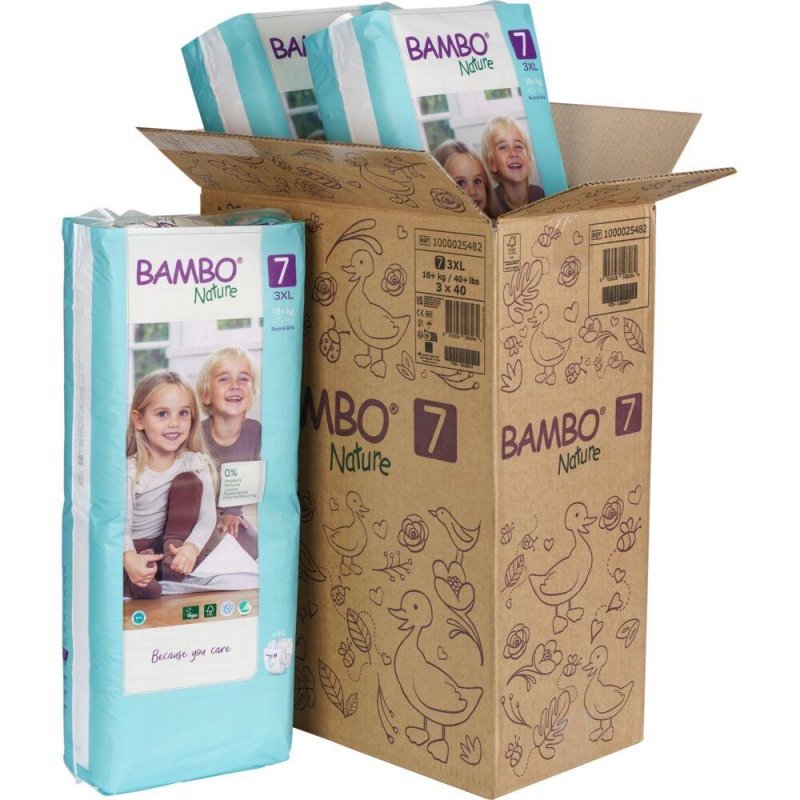 Bambo Nature Tall pack 7, 18+ kg—40 ks