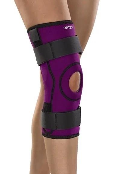 Ortex ortéza kolenního kloubu krátká 04C - XXXL—Navlékací ortéza kolenního kloubu s dvouosým kloubem