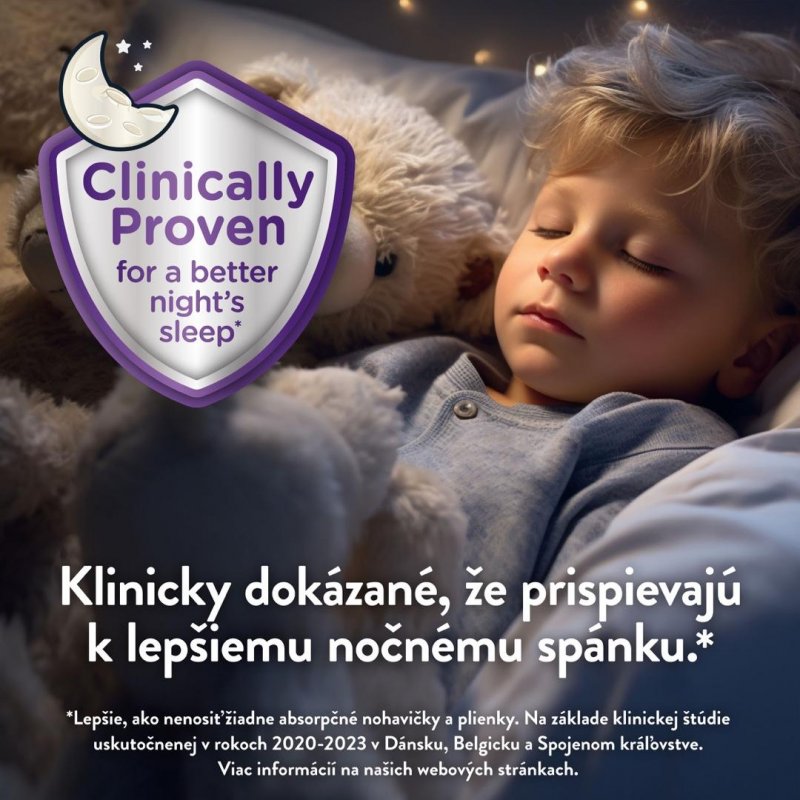 Huggies DryNites pro chlapce 4-7 let MEGA—Pro váhu 17-30 kg, natahovací kalhotky 26 ks