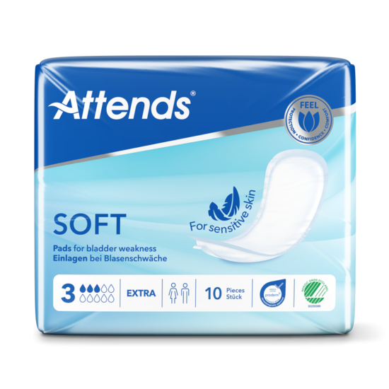 Attends Soft 3 Extra—Anatomicky tvarované pleny 30ks