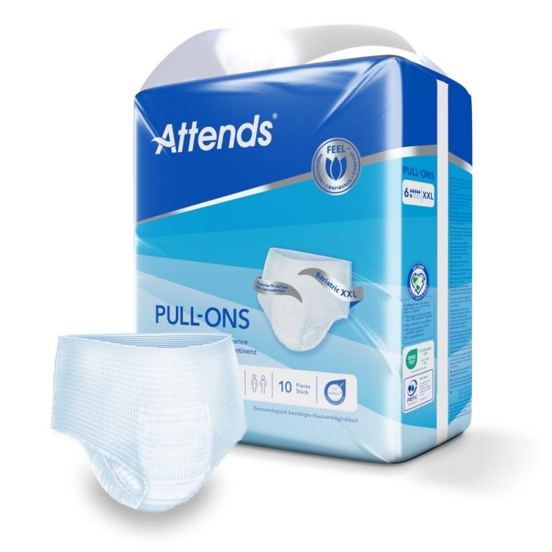 Attends Pull-Ons 6 XXL—Kalhotky natahovací absorpční 10 ks