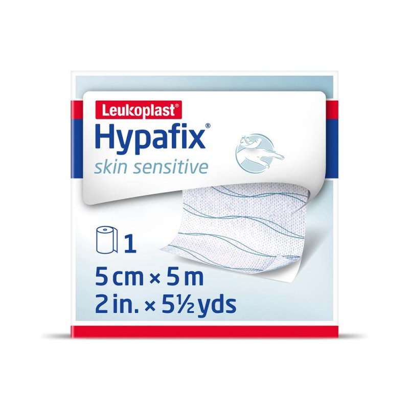 Leukoplast Hypafix skin sensitive—5cm x 5 m, 1ks
