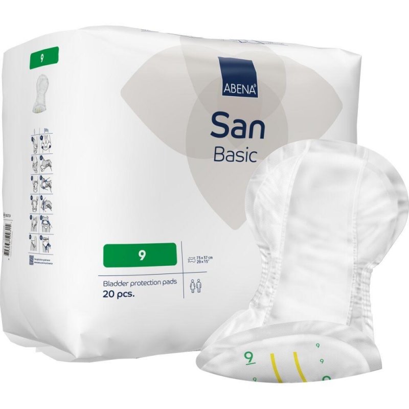 Abena San Basic 9—Vložné pleny absorpční 20 ks