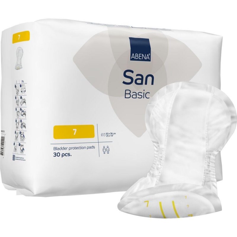 Abena San Basic 7—Vložné pleny absorpční 30 ks