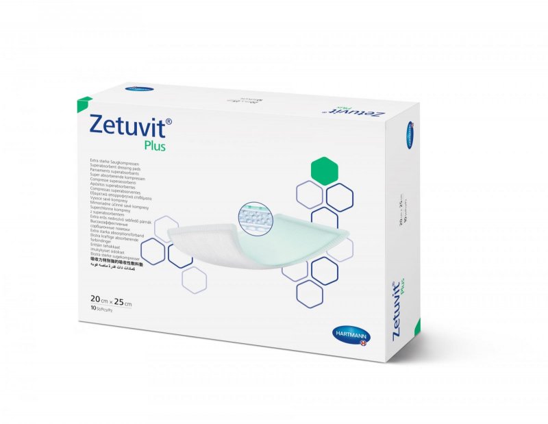Kompres Zetuvit Plus—20x25, 10ks