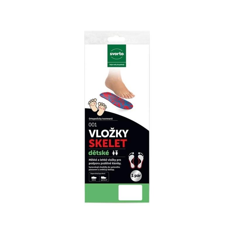 001 Vložky skelet dětské č.28-29