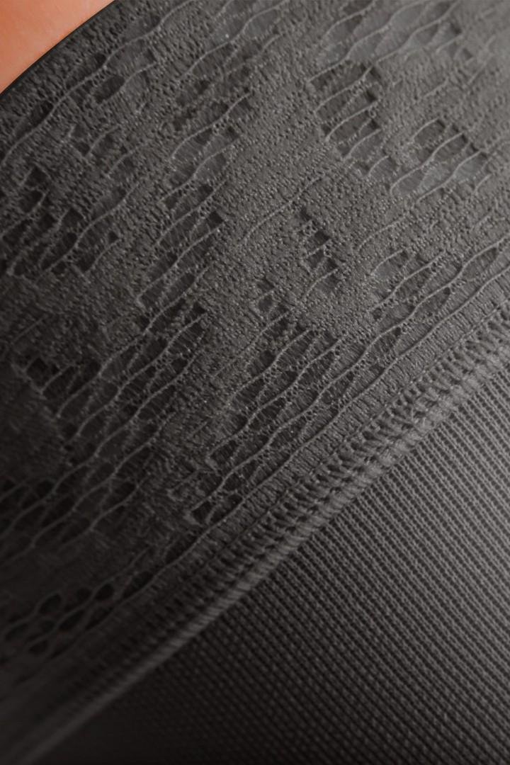 Stehenní punčochy s krajkou MAXIS BRILLANT (II.KT)—Velikost 8, barva černá, délka normal, se špicí