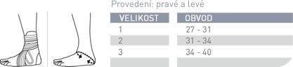 Kotníková ortéza Aequi - Levá—Velikost 2