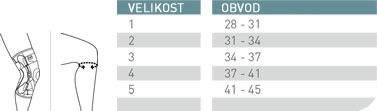 Kolenní ortéza Push med—Velikost 4