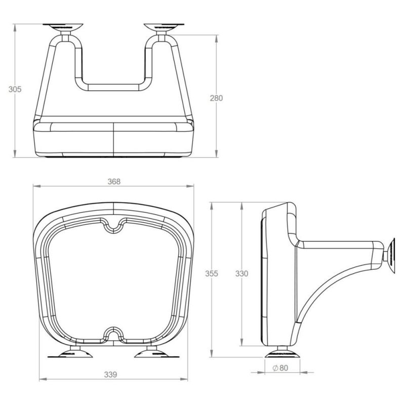 Zkracovač do vany Ashby 6290—1 ks