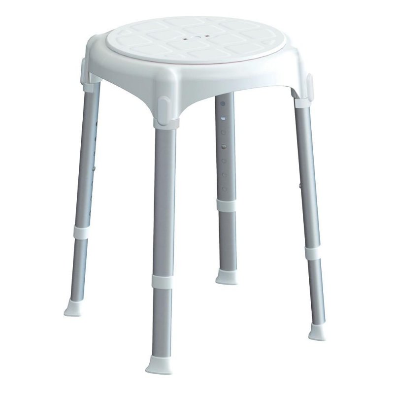 Sedačka do sprchy otočná EH-STRRA—Bílá