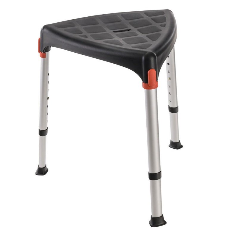 Sedačka do sprchy rohová EH-BSTTA—Černá