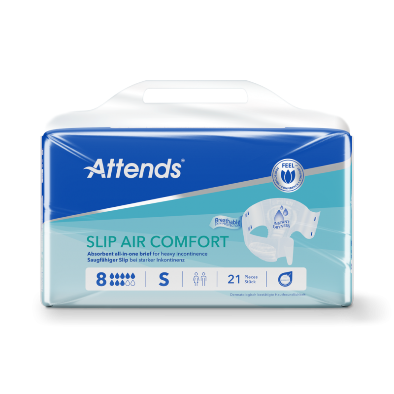 Attends Slip Air Comfort 8 S—Kalhotky absorpční plenkové 21 ks