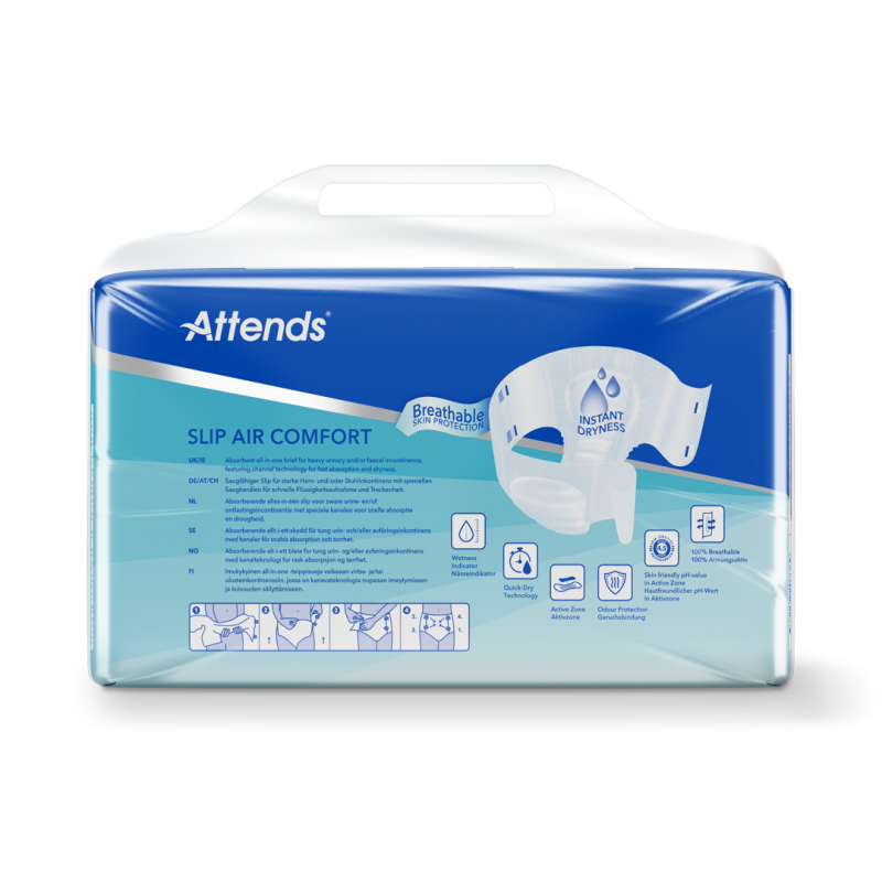 Attends Slip Air Comfort 8 M—Kalhotky absorpční plenkové 30 ks