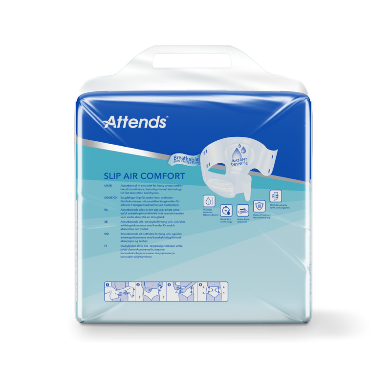 Attends Slip Air Comfort 8 XL—Kalhotky absorpční plenkové 20 ks