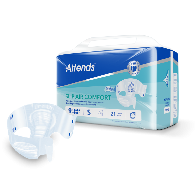Attends Slip Air Comfort 9 S—Kalhotky absorpční plenkové 21 ks