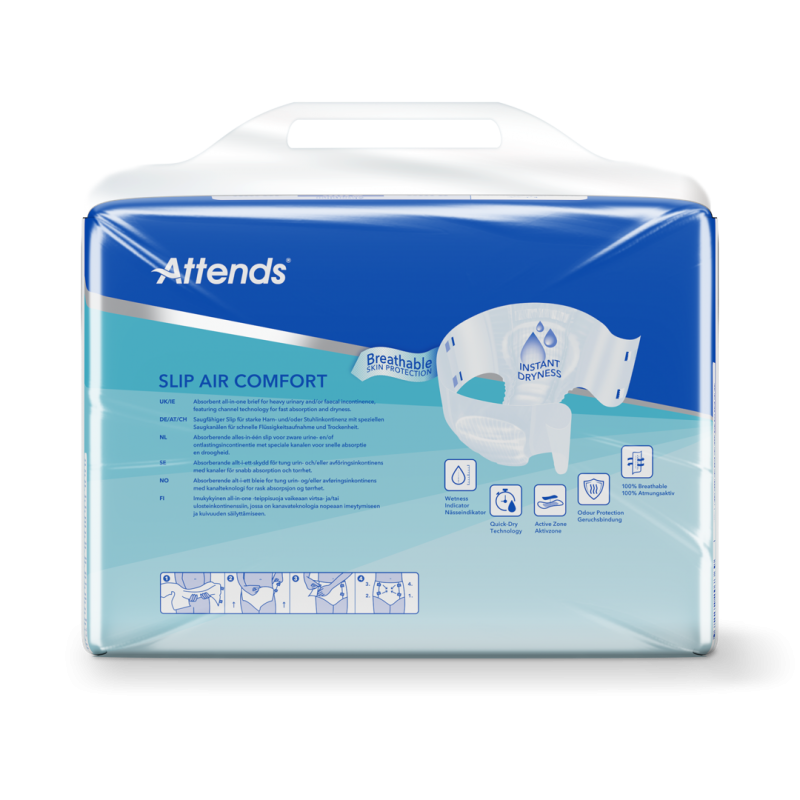 Attends Slip Air Comfort 9 XL—Kalhotky absorpční plenkové 20 ks