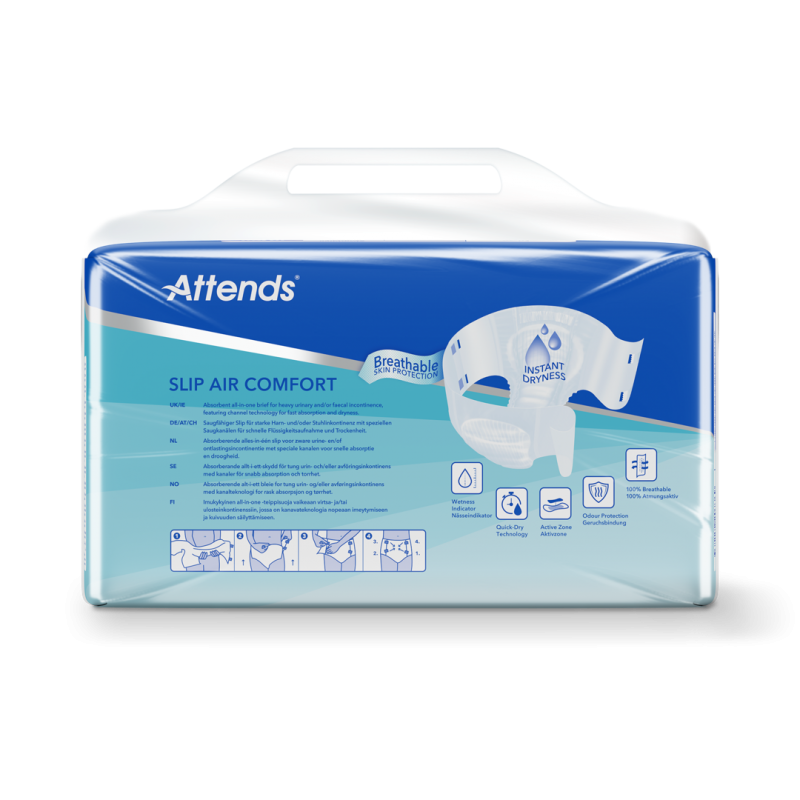 Attends Slip Air Comfort 10 S—Kalhotky absorpční plenkové 21 ks