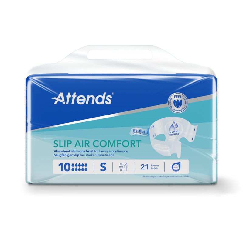 Attends Slip Air Comfort 10 S—Kalhotky absorpční plenkové 21 ks