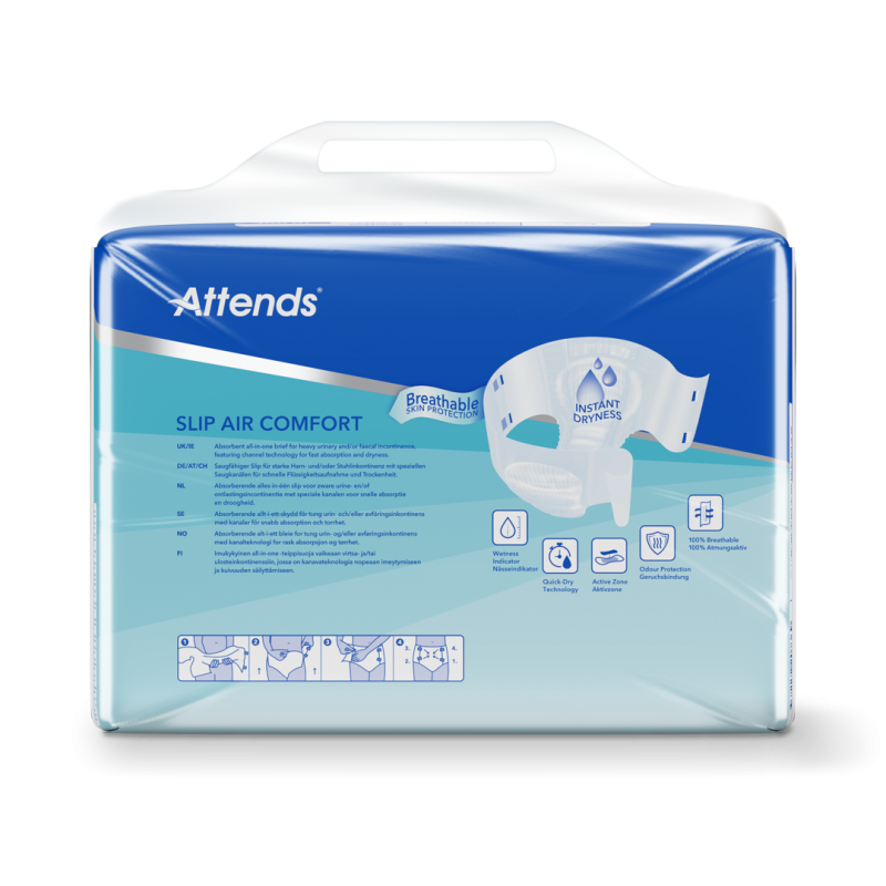 Attends Slip Air Comfort 10 XL—Kalhotky absorpční plenkové 15 ks