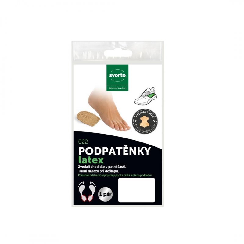 022 Podpatěnky latex č.43-46