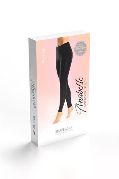 Kompresní legíny Anabelle—Velikost XL, barva černá