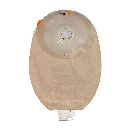 Dansac NovaLife TRE 1 Urostomy CONVEX—Konvexní, průhledný, 15-46 mm, 10ks