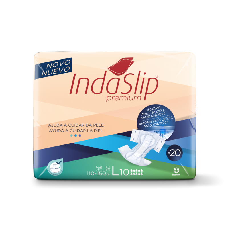 IndaSlip Premium L10—Kalhotky zalepovací absorpční, 20ks