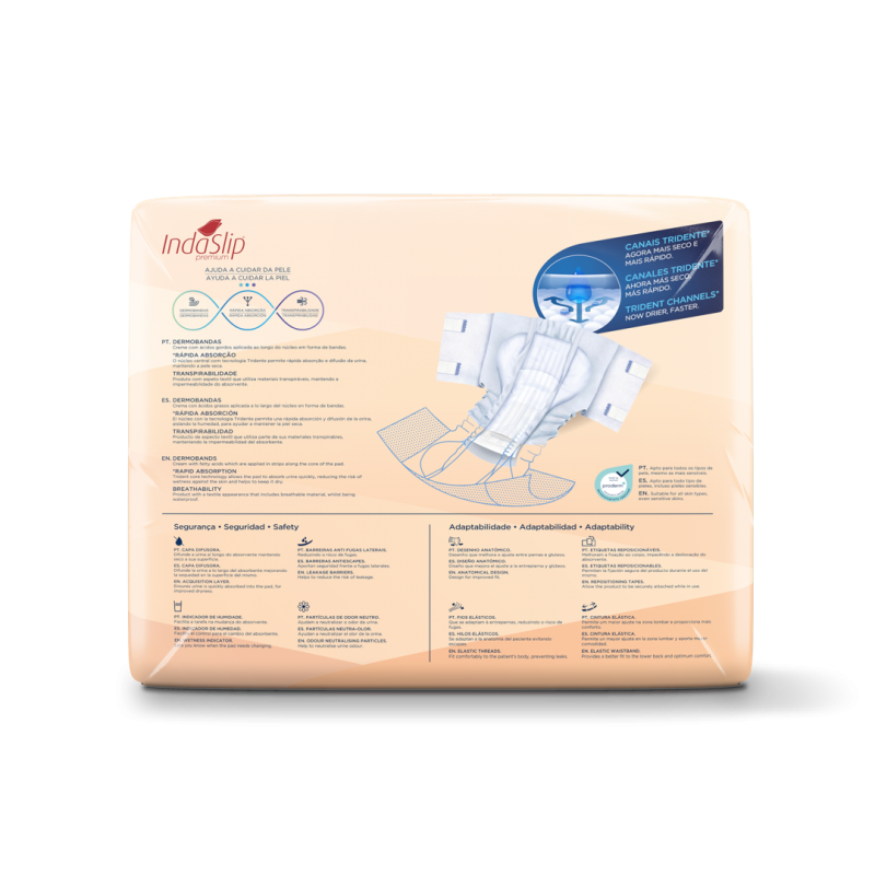 IndaSlip Premium L10+—Kalhotky zalepovací absorpční, 20ks