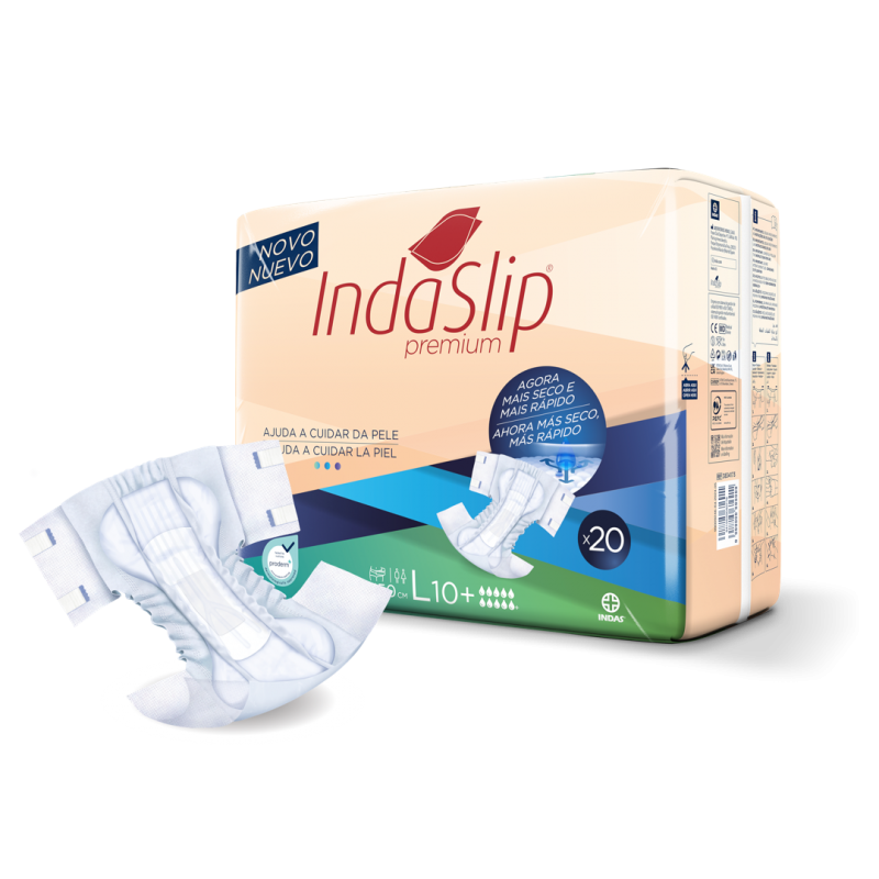 IndaSlip Premium L10+—Kalhotky zalepovací absorpční, 20ks