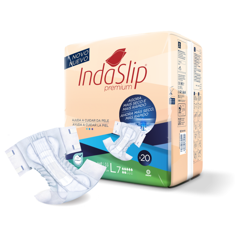 IndaSlip Premium L7—Kalhotky zalepovací absorpční, 20ks