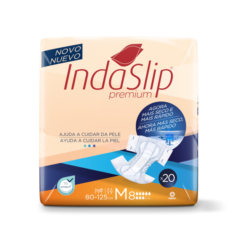 IndaSlip Premium M8—Kalhotky zalepovací absorpční, 20ks