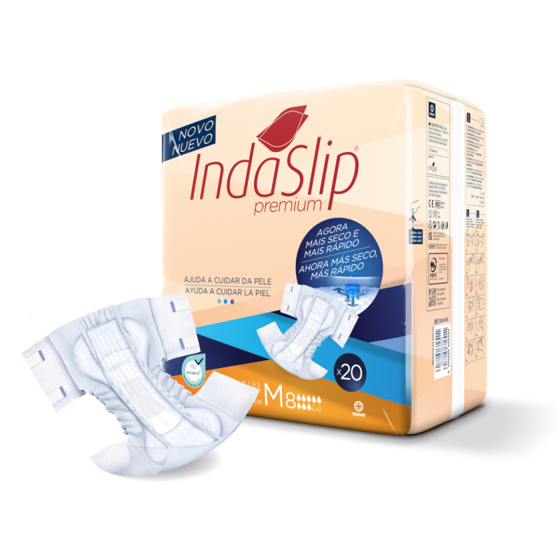 IndaSlip Premium M8—Kalhotky zalepovací absorpční, 20ks