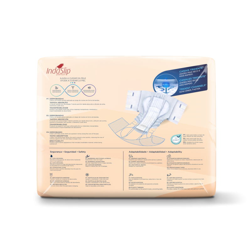 IndaSlip Premium XL10—Kalhotky zalepovací absorpční, 20ks