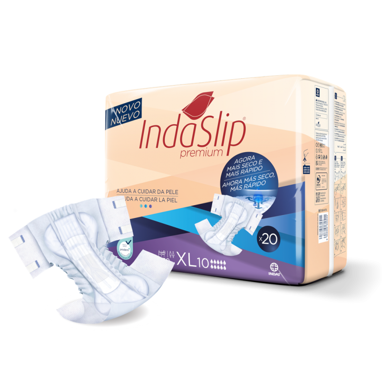 IndaSlip Premium XL10—Kalhotky zalepovací absorpční, 20ks