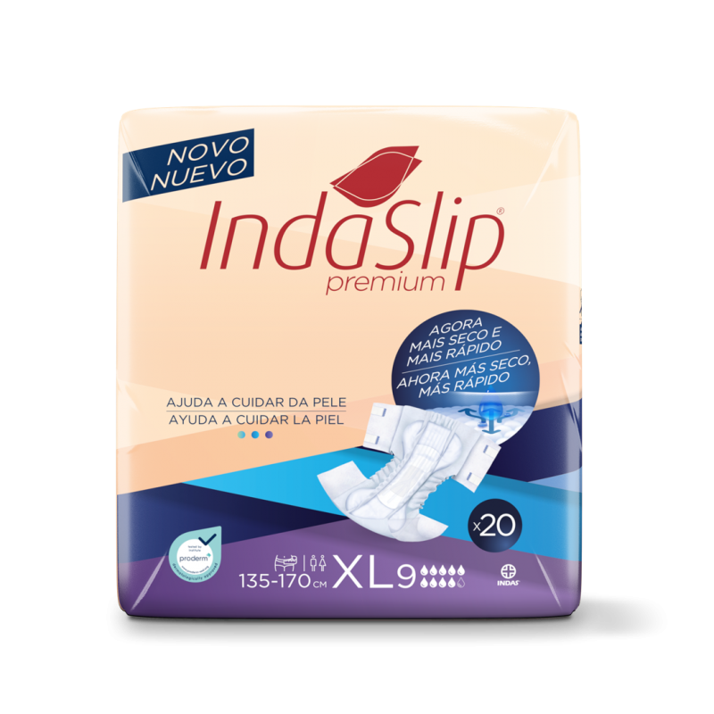 IndaSlip Premium XL9—Kalhotky zalepovací absorpční, 20ks