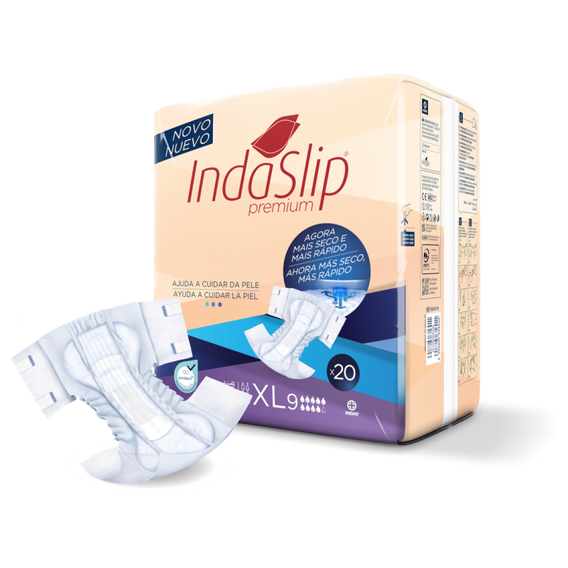 IndaSlip Premium XL9—Kalhotky zalepovací absorpční, 20ks