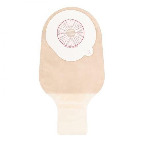 Sáček 1D  výpustný Stomocur ILEO ALGINÁT—Ileostomický, béžový s okénkem, průměr 20-60mm, 30ks