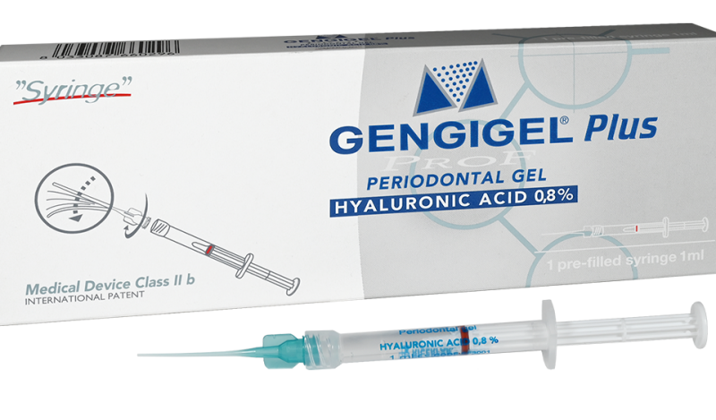 GENGIGEL Plus Prof periodontální gel syringe—1ml
