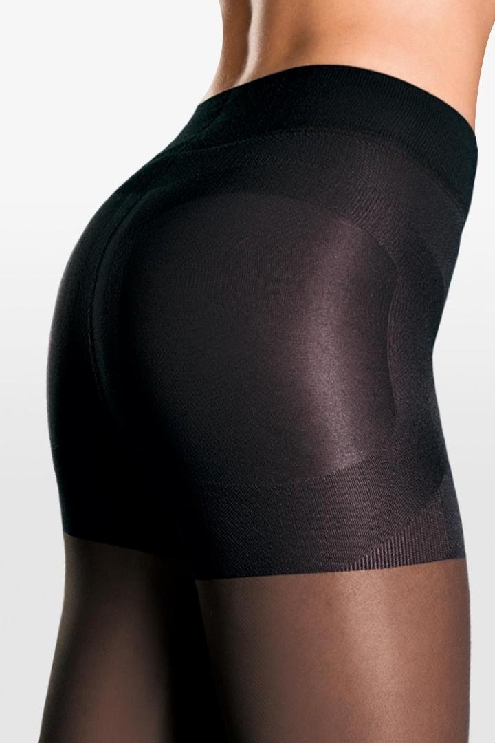 Punčochové kalhoty s lehkou kompresí RELAX BASIC—Velikost XXL, barva černá