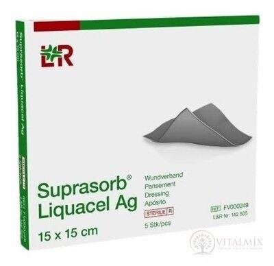 Suprasorb Liquacel Ag—15cm x 15cm, 5ks
