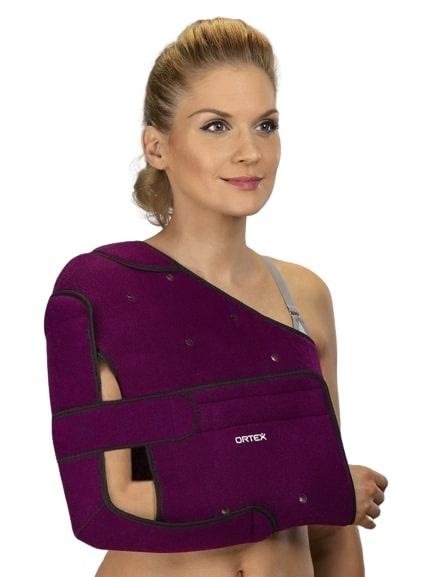 Ortex ortéza ramenního kloubu 08 - S levá—Ortéza k fixaci ramenního kloubu Dessaultův obvaz