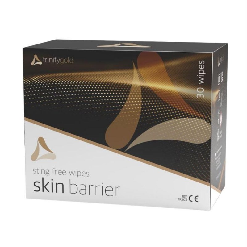 Trinity Gold Skin Barrier, Wipe—Film ochranný silikonový, ubrousky 30ks