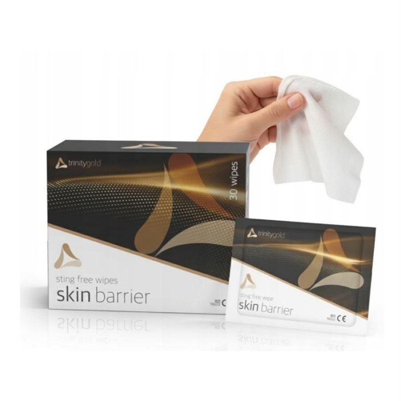 Trinity Gold Skin Barrier, Wipe—Film ochranný silikonový, ubrousky 30ks