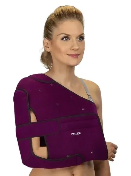Ortex ortéza ramenního kloubu 08 - L pravá—Ortéza k fixaci ramenního kloubu Dessaultův obvaz