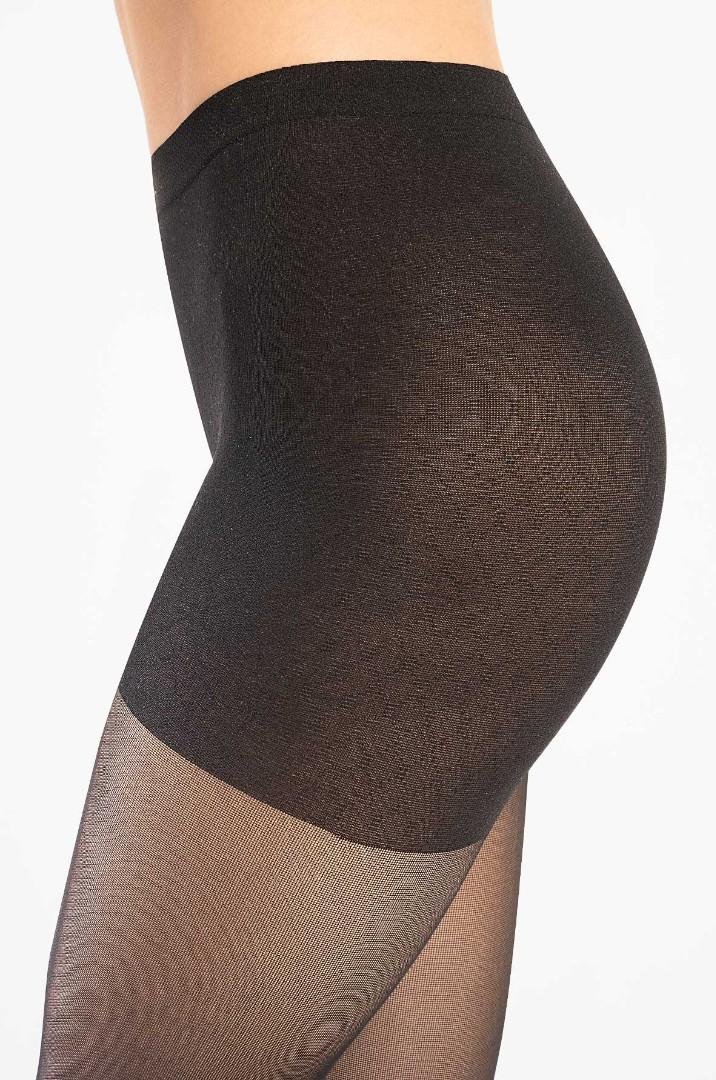 Punčochové kalhoty s lehkou kompresí RELAX PREMIUM—Velikost XL, barva black magic