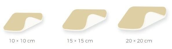 Clevefoam - 15 x 15 cm—Nepřilnavé krytí z polyuretanové pěny, 10 ks