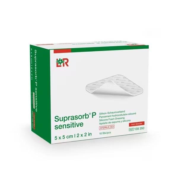 Suprasorb P Sensitive, Border Lite - 5 x 5 cm—10ks