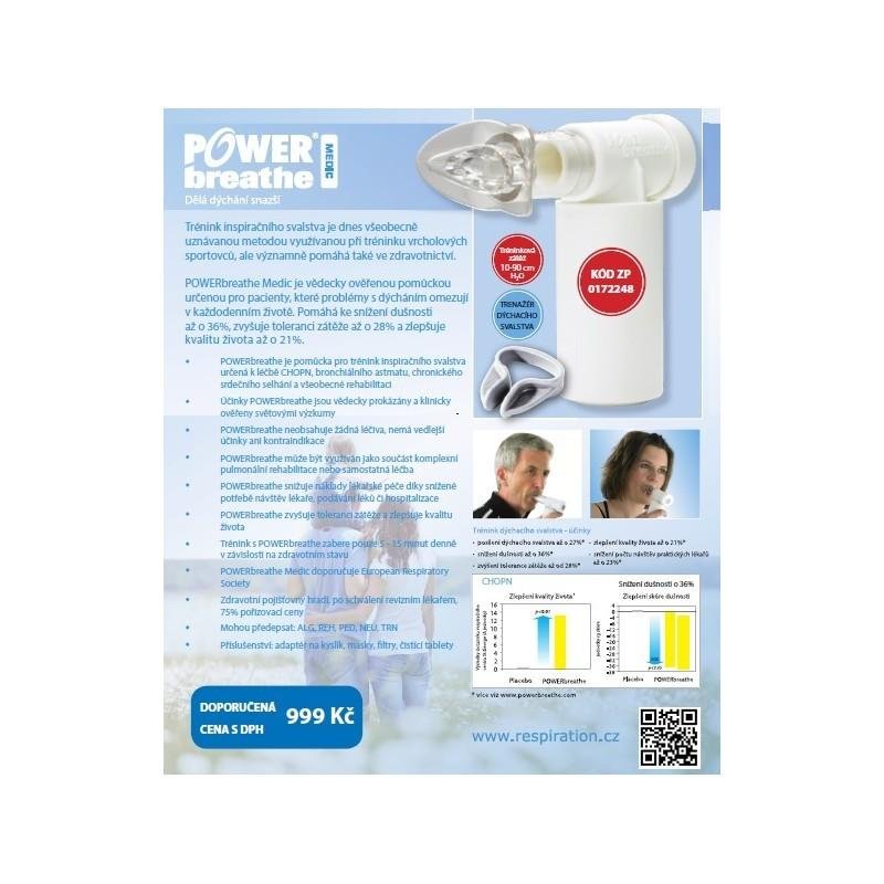 POWERbreathe Medic—Nádechový rehabilitační ventil