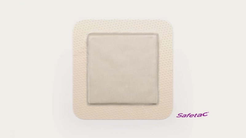 Mepilex Border Ag, 15 x 20 cm, 5 ks—Antimikrobiální krytí s technologií Safetac